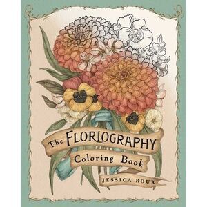 Floriography Coloring Book -- Jessica Roux